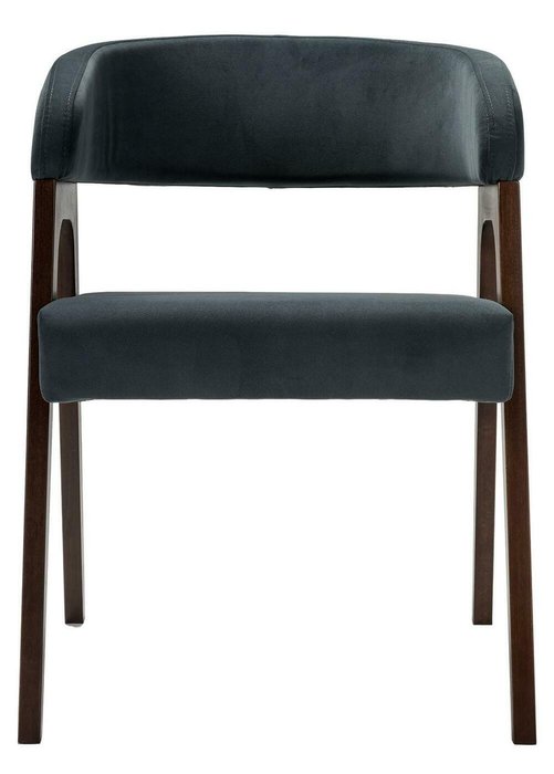 Стул-кресло Baxter серо-коричневого цвете - купить Обеденные стулья по цене 16490.0
