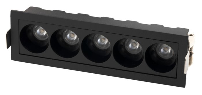 Встраиваемый светильник Artin 59939 5 (металл, цвет черный)