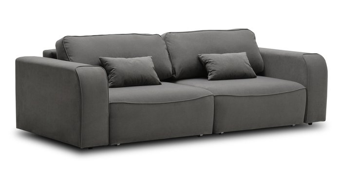 Диван-кровать Тулон серого цвета - купить Прямые диваны по цене 38640.0