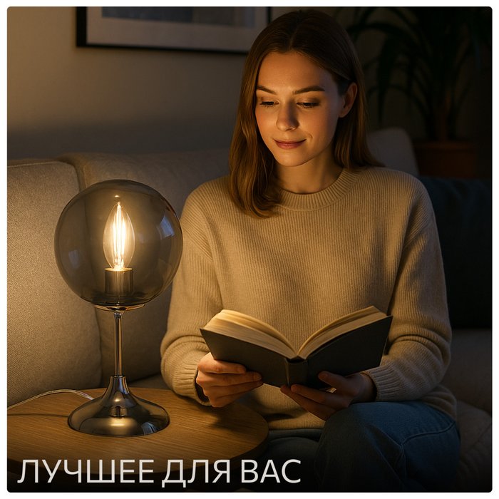 Citilux Томми CL102810 Настольная лампа Хром - лучшие Настольные лампы в INMYROOM