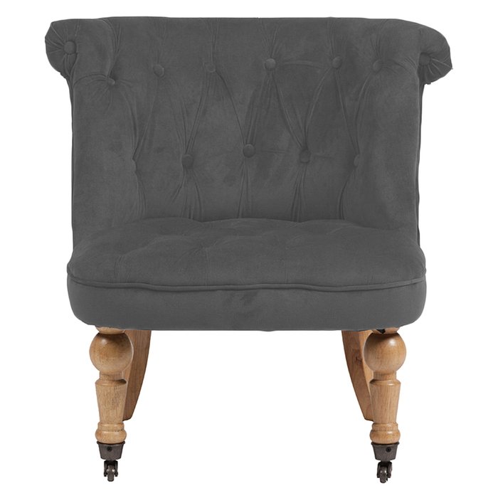 Кресло Amelie French Country Chair светло-серого цвета