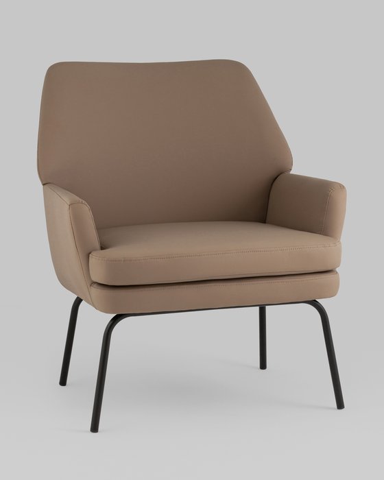 Кресло Харви цвета капучино - купить Интерьерные кресла по цене 16490.0