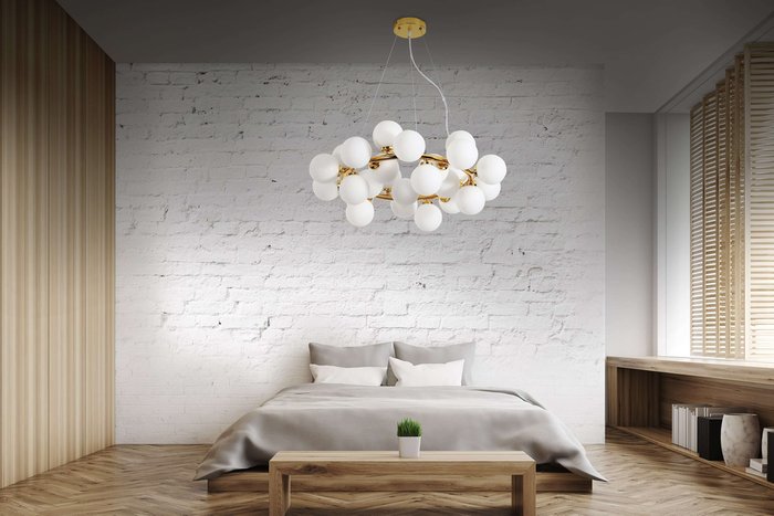 Подвесной светильник Lumina Deco Marsiada LDP 6033-25 GD - купить Подвесные люстры по цене 36000.0