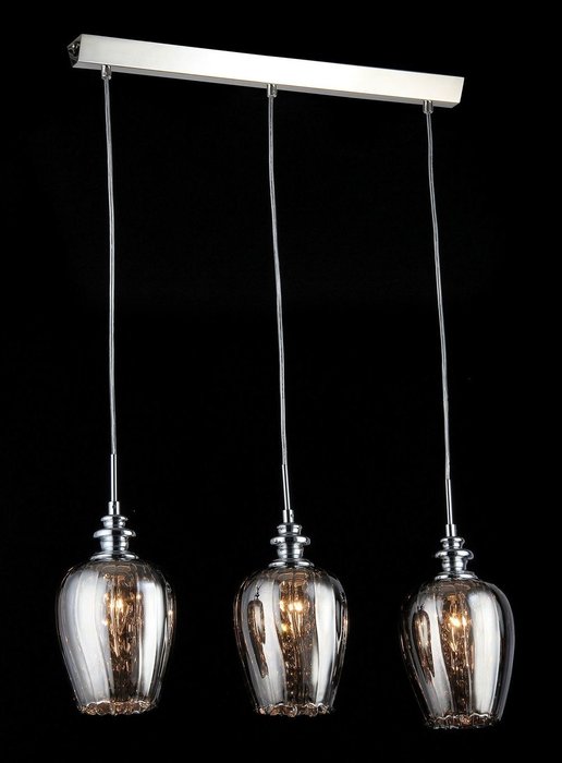 Подвесной светильник Blues с плафонами дымчатого цвета - лучшие Подвесные светильники в INMYROOM