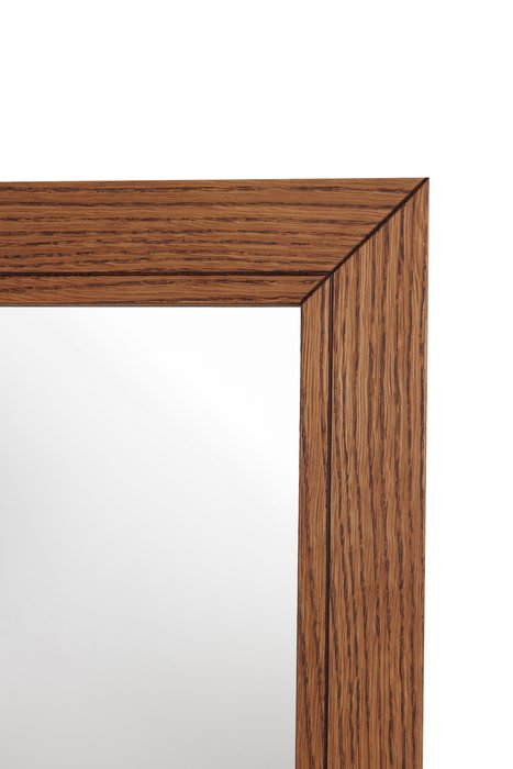 Настенное зеркало Bryce 110х70 коричневого цвета - лучшие Настенные зеркала в INMYROOM