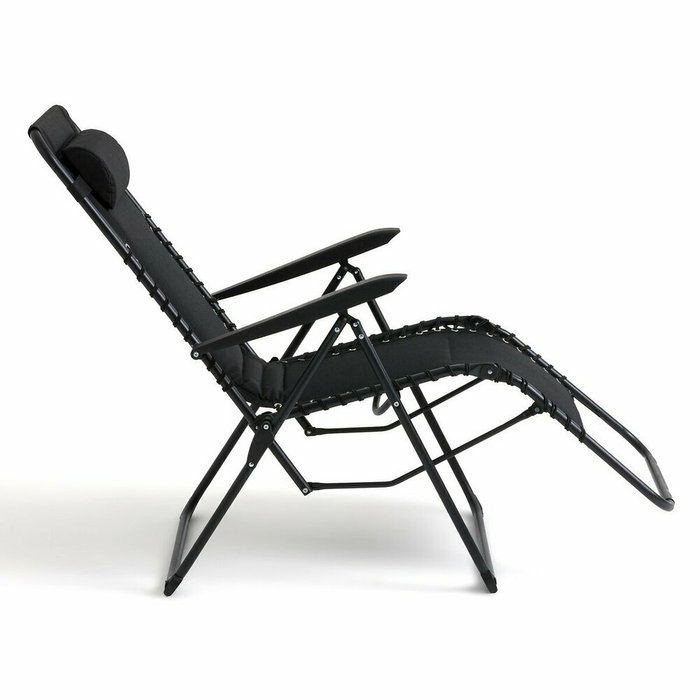 Кресло для отдыха Bosita черного цвета - лучшие Шезлонги в INMYROOM