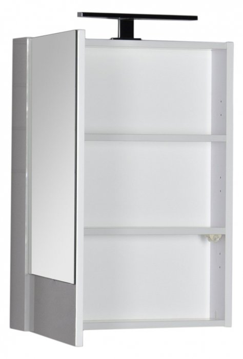 Зеркало-шкаф Нота белого цвета - купить Шкаф-зеркало по цене 15106.0