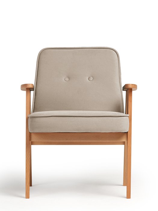 Кресло Несс zara светло-бежевого цвета - купить Интерьерные кресла по цене 11380.0