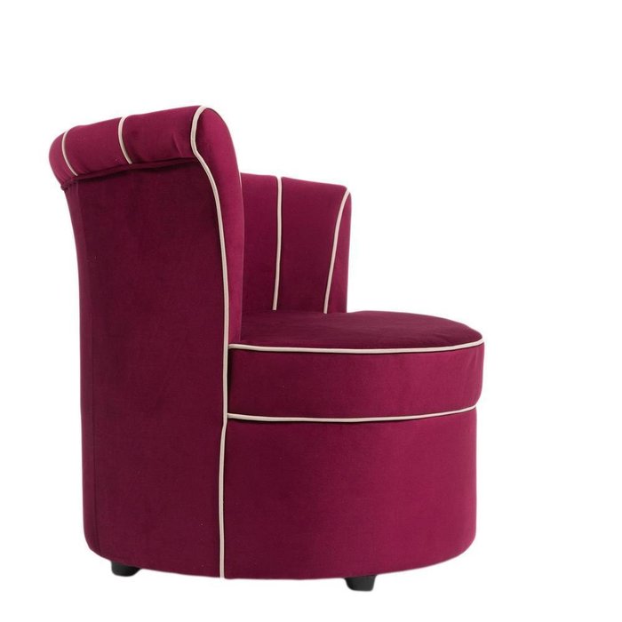 Кресло"Shell бордового цвета - лучшие Интерьерные кресла в INMYROOM