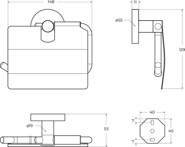 Держатель туалетной бумаги Relax - лучшие Держатели для туалетной бумаги в INMYROOM Держатель туалетной бумаги Relax - лучшие Держатели для туалетной бумаги в INMYROOM