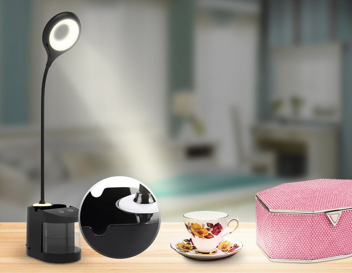 Настольная лампа Desk DE562 (пластик, цвет черный) - лучшие Рабочие лампы в INMYROOM