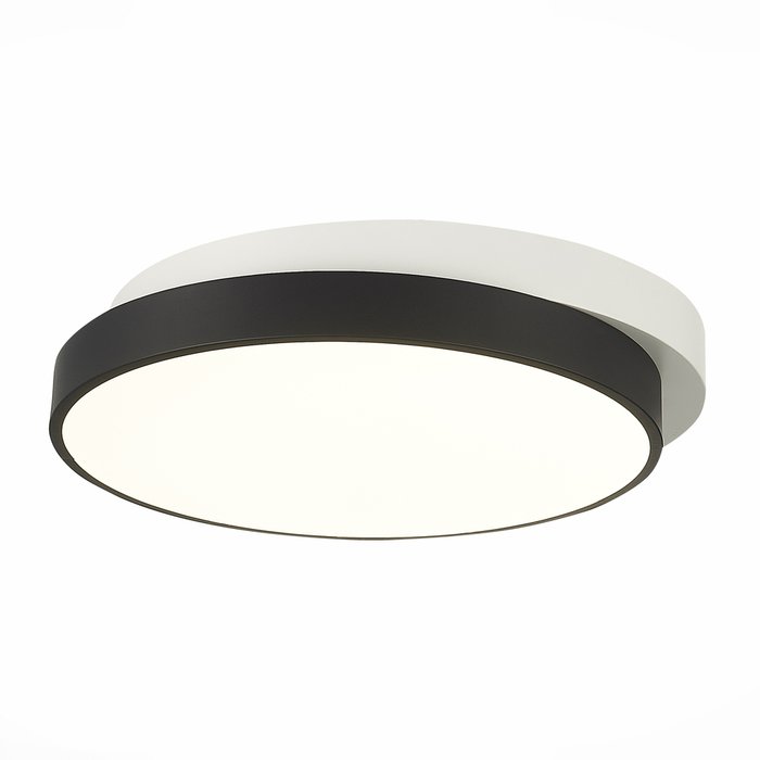 Светильник потолочный Черный, Белый/Белый LED 1*45W