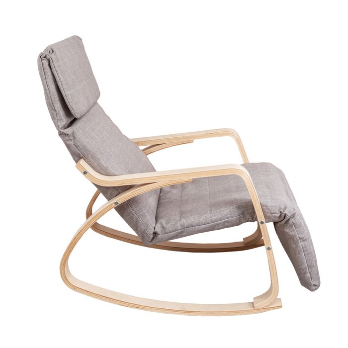 Кресло-качалка Smart серого цвета - лучшие Интерьерные кресла в INMYROOM