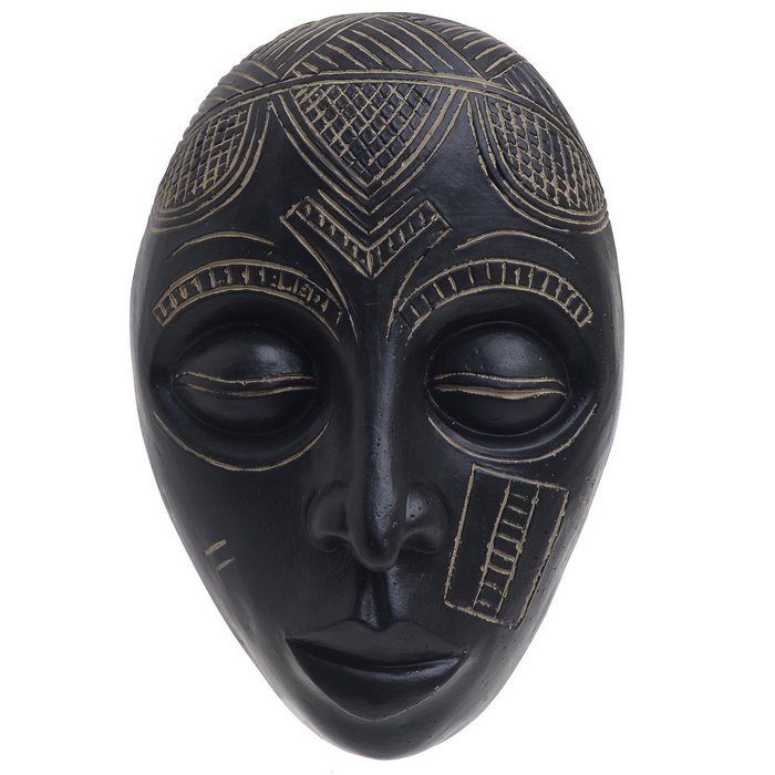 Декор настенный Mask черного цвета