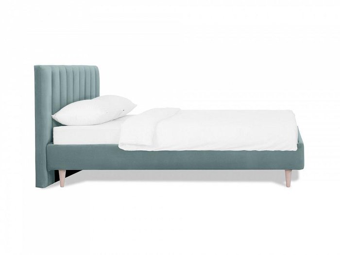Кровать Queen II Sofia L 160х200 серо-голубого цвета  - лучшие Кровати для спальни в INMYROOM