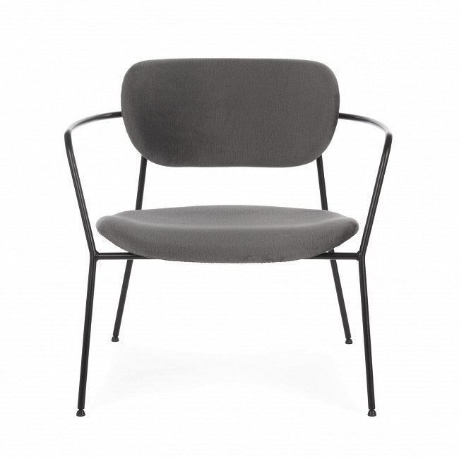 Стул серого цвета на стальных ножках - лучшие Обеденные стулья в INMYROOM
