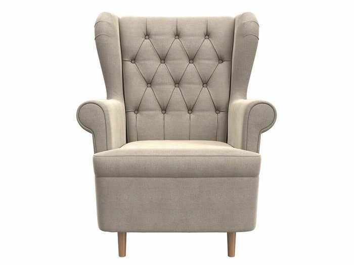 Кресло Торин Люкс бежевого цвета - купить Интерьерные кресла по цене 26999.0