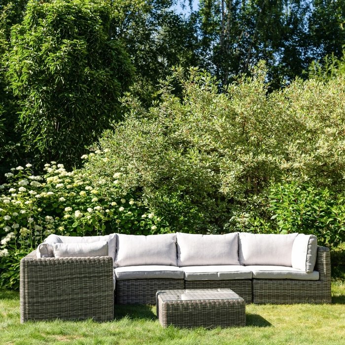 Комплект садовой мебели Lausanne серого цвета - купить Комплекты для сада и дачи по цене 204982.0