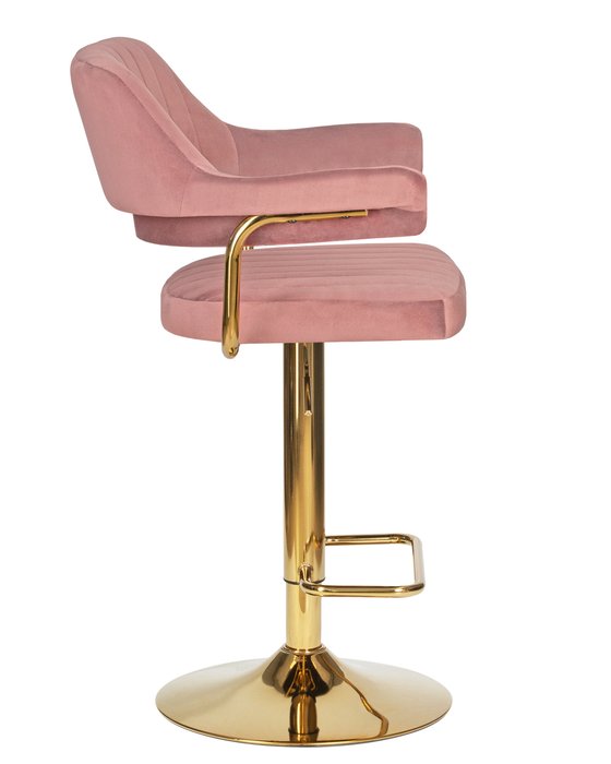 Стул барный Charly Gold розового цвета - лучшие Барные стулья в INMYROOM