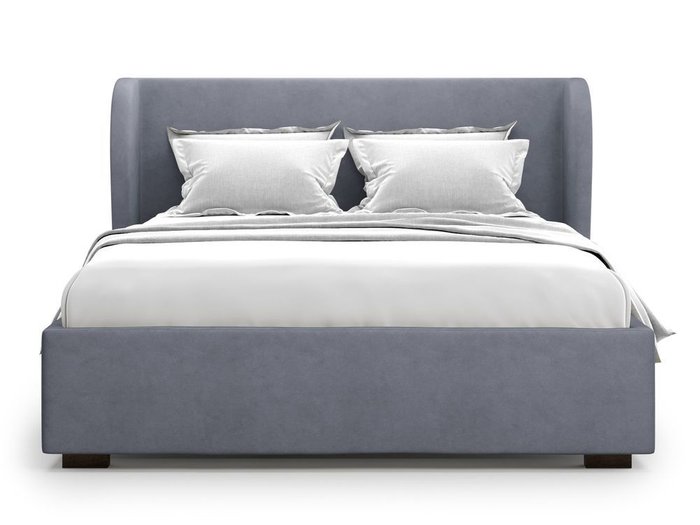 Кровать с ортопедическим основанием Tenno 180х200 серого цвета - купить Кровати для спальни по цене 52000.0