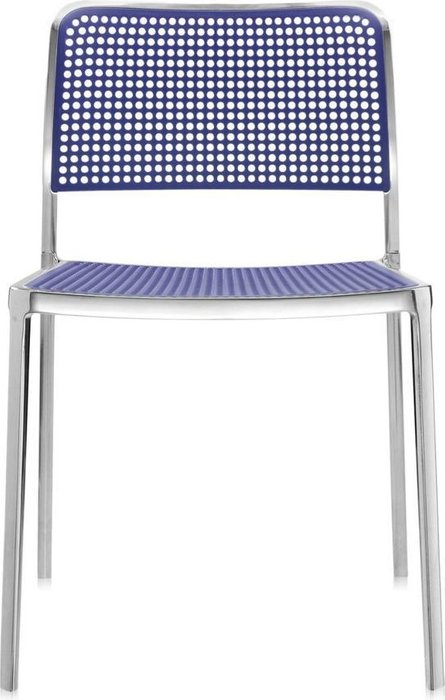 Стул Audrey синего цвета - купить Обеденные стулья по цене 54630.0