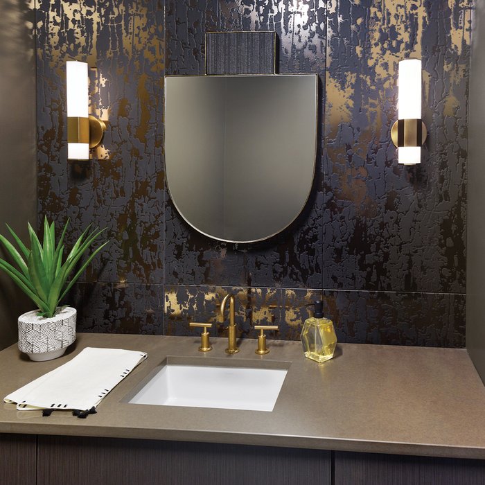 Бра QN-FACET-LED1-HB-BATH (стекло, цвет опал) - лучшие Бра и настенные светильники в INMYROOM Бра QN-FACET-LED1-HB-BATH (стекло, цвет опал) - лучшие Бра и настенные светильники в INMYROOM