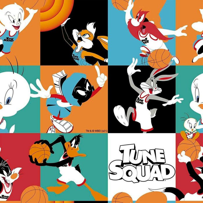 Скатерть устойчивая к пятнам  Tune Squad 02 Разноцветный 300 x 150 - купить Скатерти по цене 8268.0