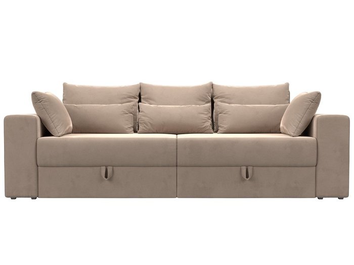 Прямой диван-кровать Мэдисон бежевого цвета - купить Прямые диваны по цене 39990.0