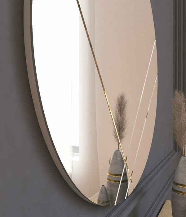 Круглое настенное зеркало Decor диметр 60х60  - купить Настенные зеркала по цене 26867.0