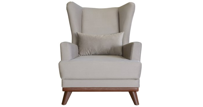 Кресло Оскар серо-бежевого цвета - лучшие Интерьерные кресла в INMYROOM