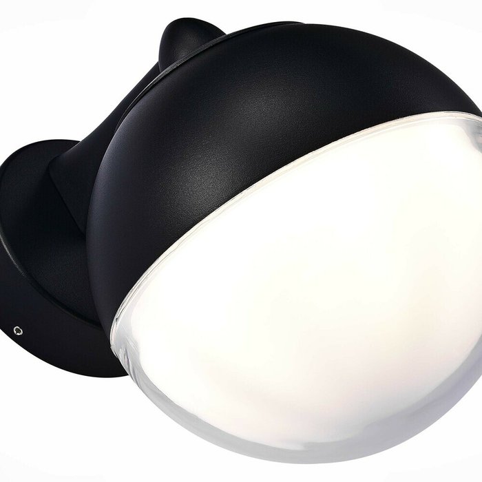 Светильник уличный настенный Ombra черно-белого цвета - лучшие Настенные уличные светильники в INMYROOM