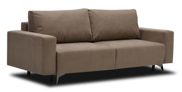 Прямой диван-кровать Эллен бежевого цвета