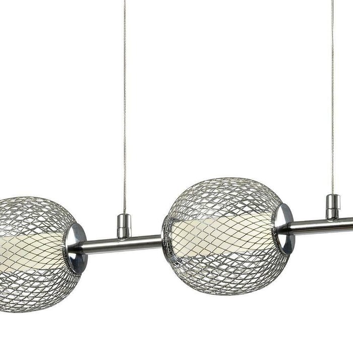 Подвесной светильник 10250/3LED (акрил, цвет хром) - купить Подвесные светильники по цене 2000.0 Подвесной светильник 10250/3LED (акрил, цвет хром) - купить Подвесные светильники по цене 2000.0