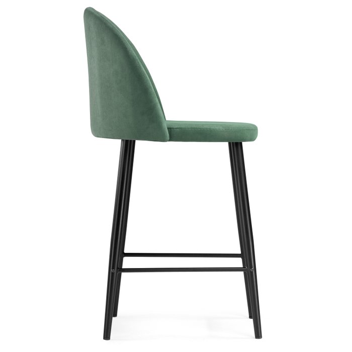 Стул полубарный Амизуре темно-зеленого цвета - лучшие Барные стулья в INMYROOM