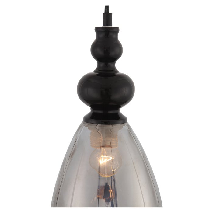 Подвесной светильник  Bacineto с дымчатым плафоном - лучшие Подвесные светильники в INMYROOM