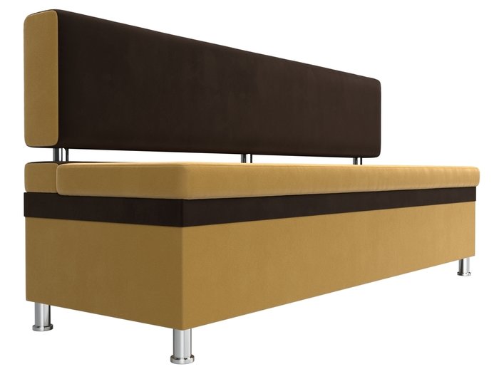 Прямой диван Стайл желто-коричневого цвета - лучшие Прямые диваны в INMYROOM