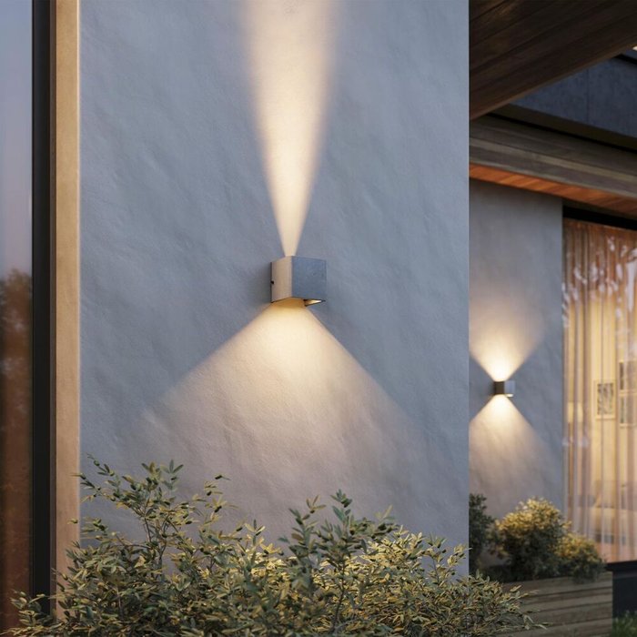 Архитектурный светильник Peran 051748 (бетон, цвет графит) - лучшие Настенные уличные светильники в INMYROOM