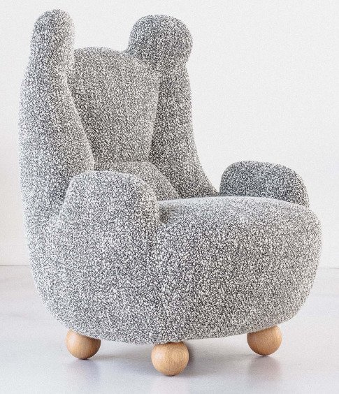 Кресло Baby Bear серого цвета - купить Интерьерные кресла по цене 85000.0