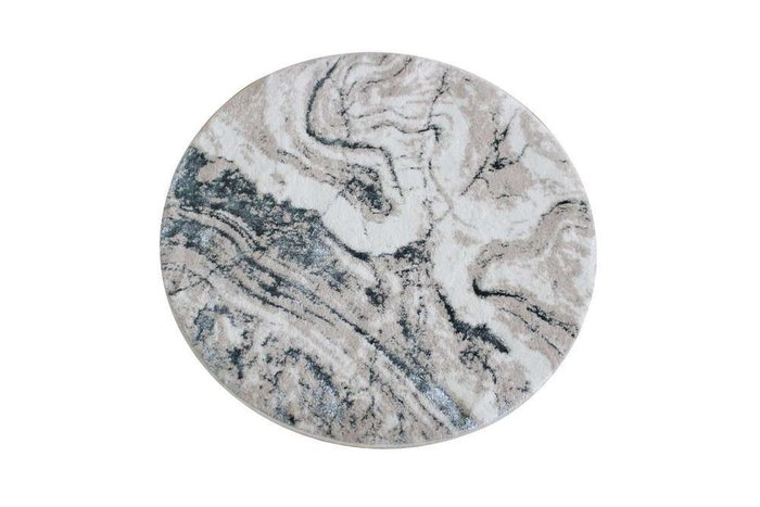 Коврик Vincent №1 120х120 сине-бежевого цвета Коврик Vincent №1 120х120 сине-бежевого цвета