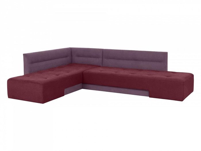 Угловой диван-кровать London фиолетово-бордового цвета - купить Угловые диваны по цене 104040.0