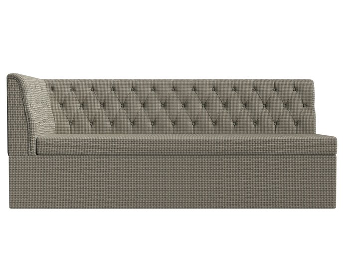 Диван-кровать Маркиз серо-бежевого цвета с углом слева - купить Прямые диваны по цене 35999.0