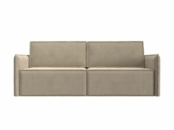 Прямой диван-кровать Либерти бежевого цвета - купить Прямые диваны по цене 53999.0