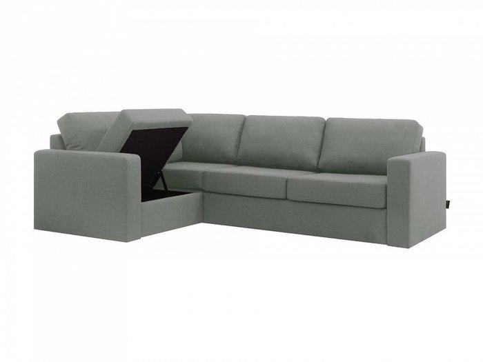 Угловой диван-кровать Peterhof серого цвета - лучшие Угловые диваны в INMYROOM