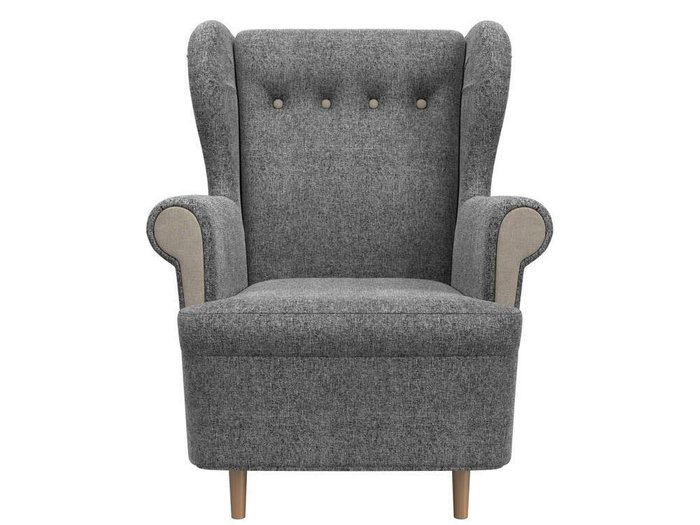 Кресло Торин серого цвета - купить Интерьерные кресла по цене 25999.0