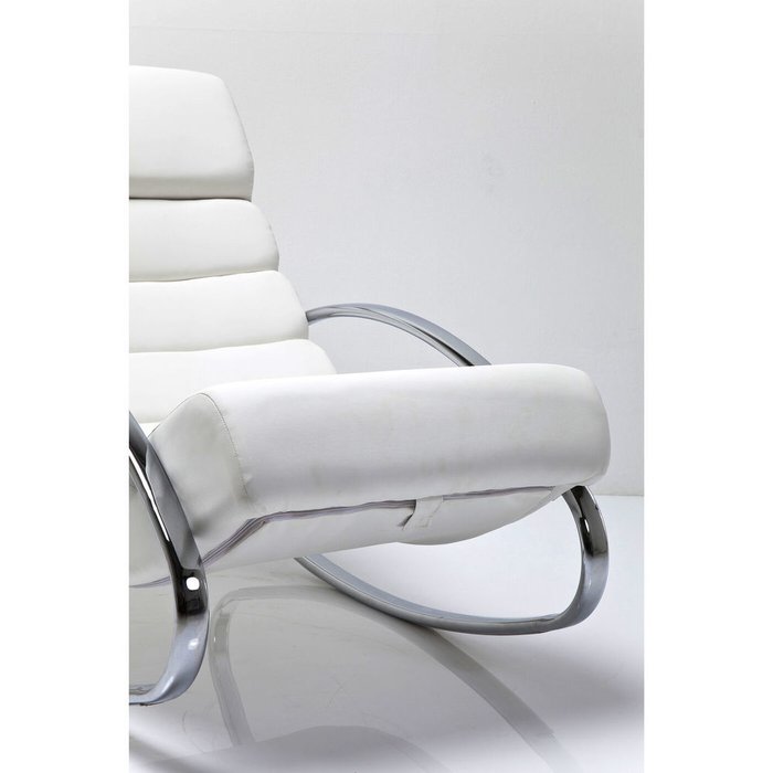 Кресло-качалка Manhattan белого цвета - лучшие Интерьерные кресла в INMYROOM