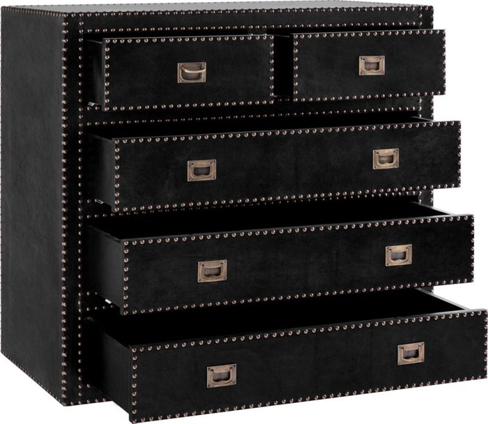 Комод Shepard drawers Black - лучшие Комоды в INMYROOM