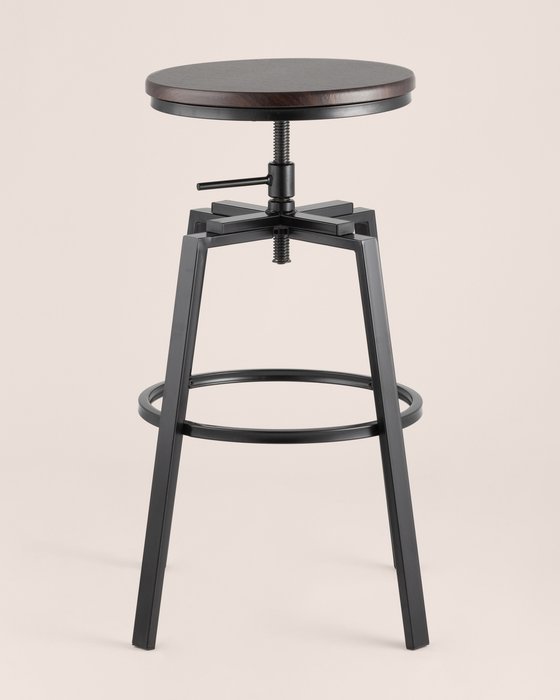 Барный стул Амат из металла и дерева  - купить Барные стулья по цене 7990.0