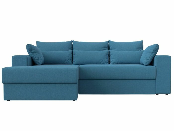 Угловой диван-кровать Майами голубого цвета левый угол - купить Угловые диваны по цене 49999.0