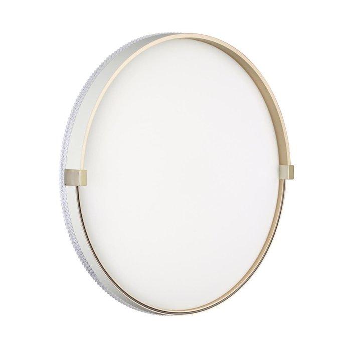Настенно-потолочный светильник Sonex Olidi White 7646/ELN пластик/золотой LED 76Вт 3000/4000/6000К D490 IP43