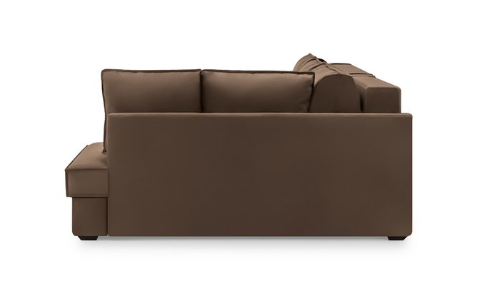 Угловой диван-кровать Колфилд коричневого цвета - лучшие Угловые диваны в INMYROOM